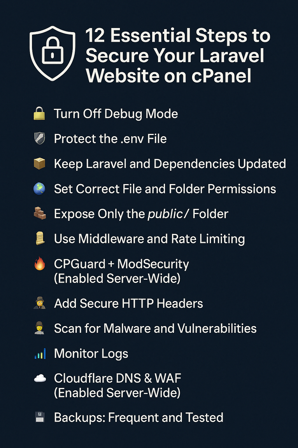 Laravel security is not optional — and at Hosting Marketers, we make sure you start with the best protection possible. By combining strong server-level firewalls with smart application-level hardening, your Laravel website can stay one step ahead of hackers.